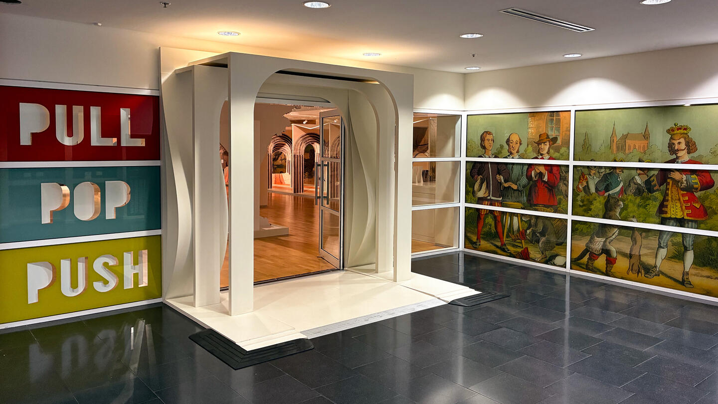 Entrance to the exhibition